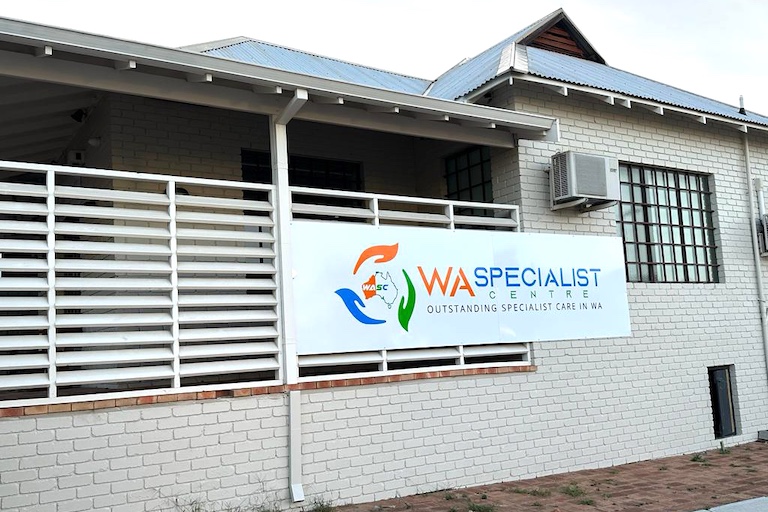 Dr Palan consulting at WA Specialist Centre